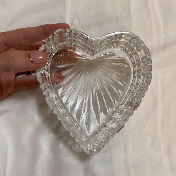 European Crystal. Genuine Hand Cut Lead Crystal Heart From Poland. 24% Pbo - Picture 14 of 16